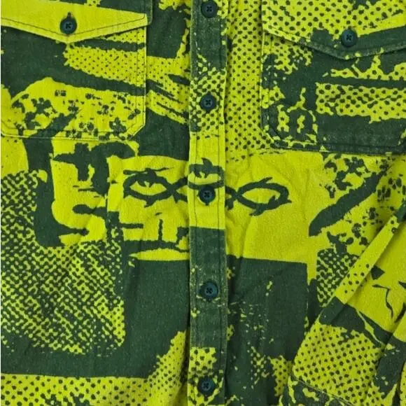 Urban Outfitters | Eye Catching Streetwear Flannel | Size Large - Picture 2 of 4